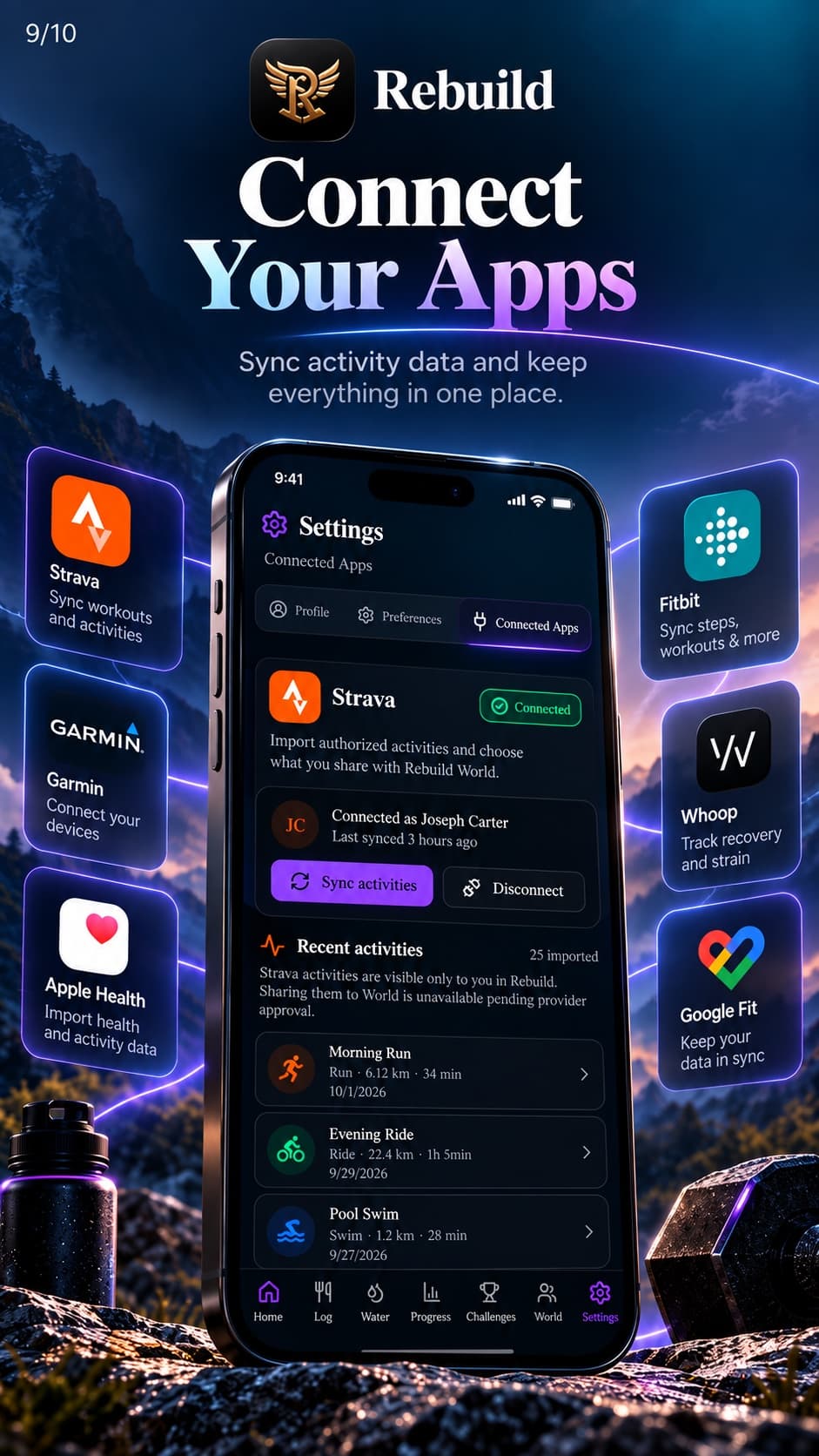 Rebuild Connected apps feature poster