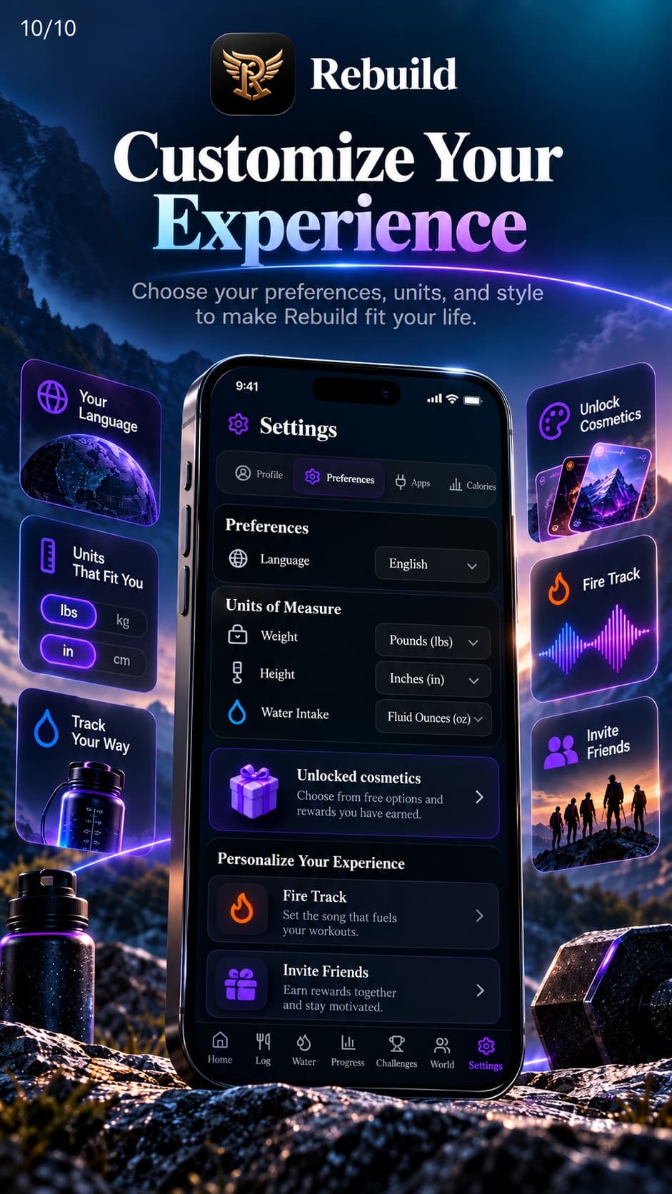 Rebuild Customization feature poster